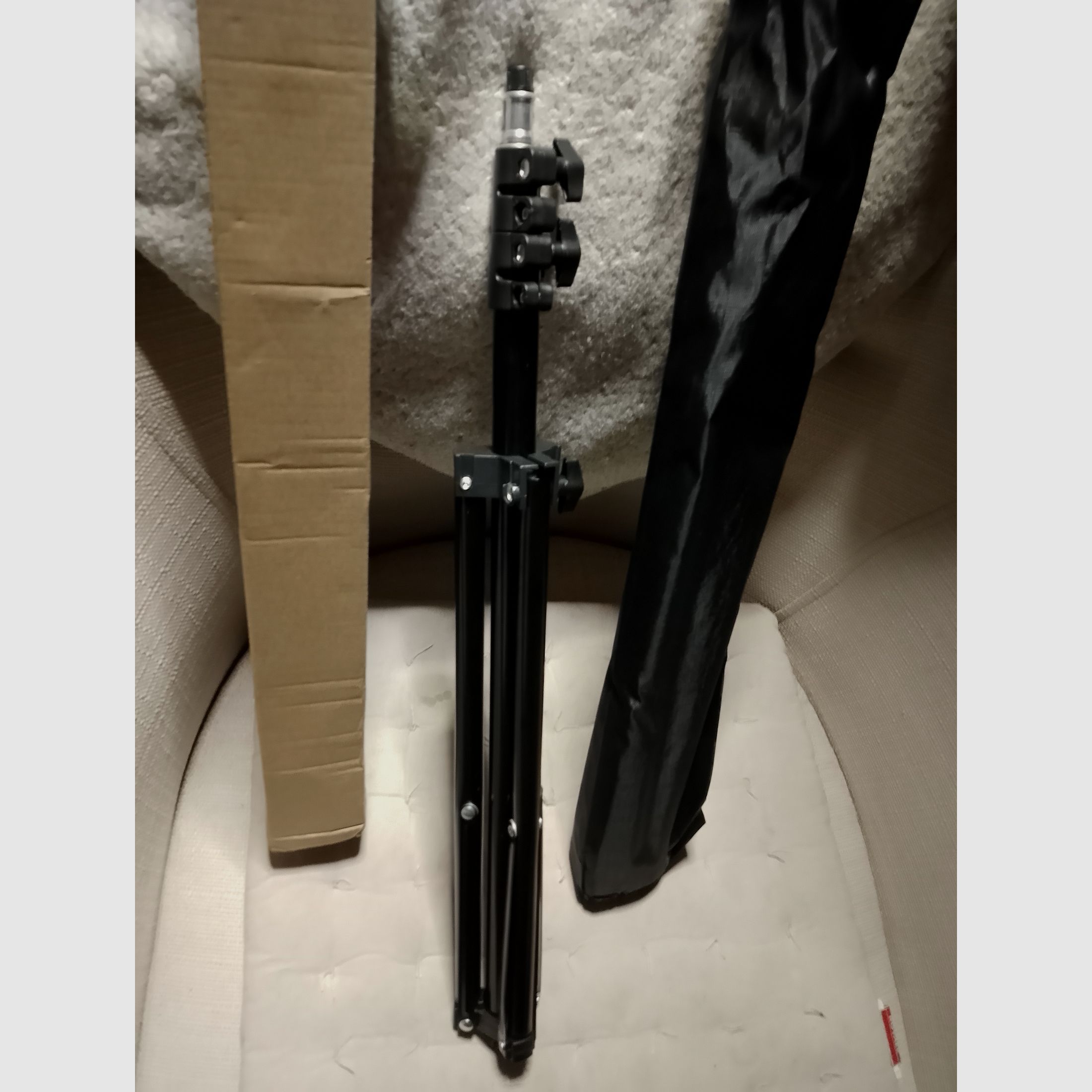 High-performance light stand metal alloy 210 cm stand for photo studio softbox video flash reflector lighting background stand