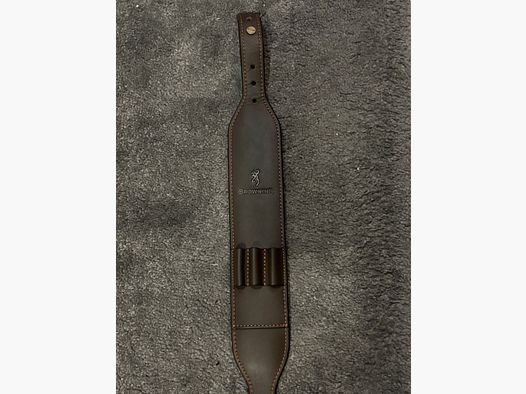 Correa de rifle Browning de cuero nueva