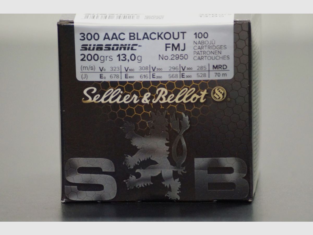 Sellier & Bellot .300 AAC Blackout Subsonic