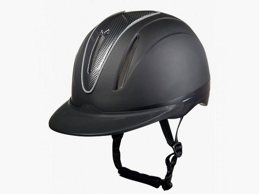 Riding Helmet Carbon Art. Matte Black