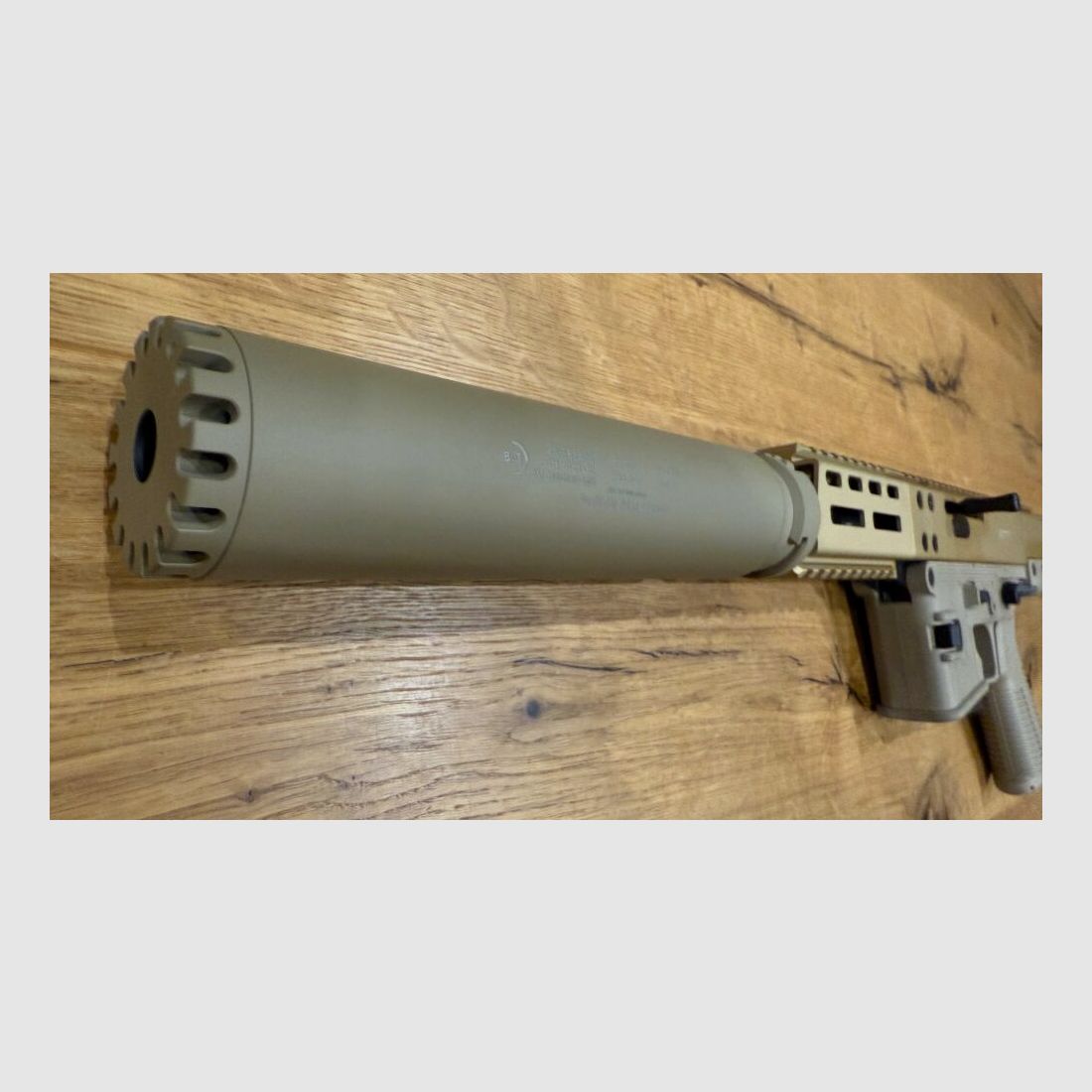 B&T AG (Brügger and Thomet) GHM9 G Coyote TAN with RBS silencer