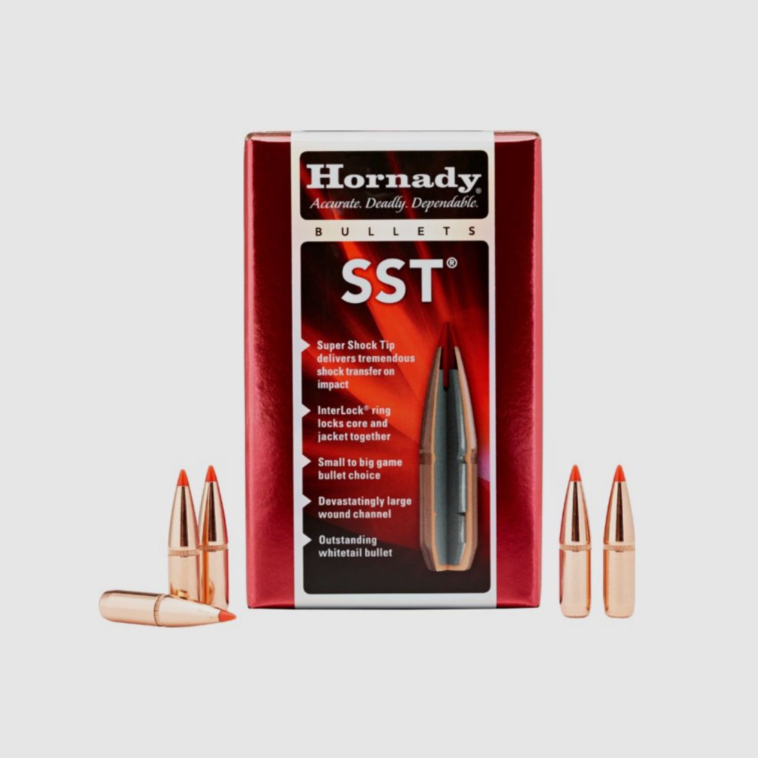 Hornady SST Bullets 6.5 mm/.264 in 129 Grain Item 26202