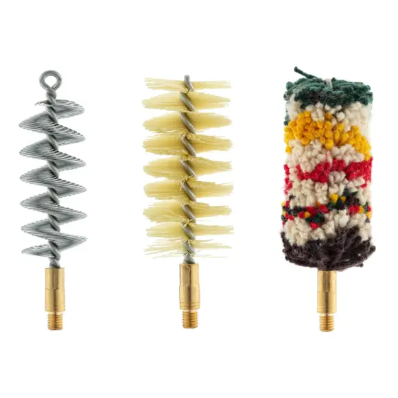 Set of Three Spiral Cleaning Brushes for Shotgun Gauge 16