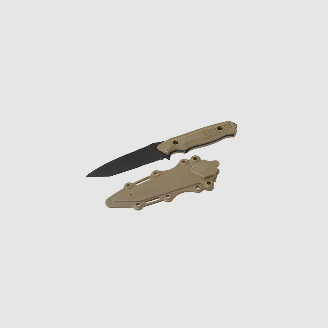 Cuchillo de entrenamiento de 120 mm con funda, DE