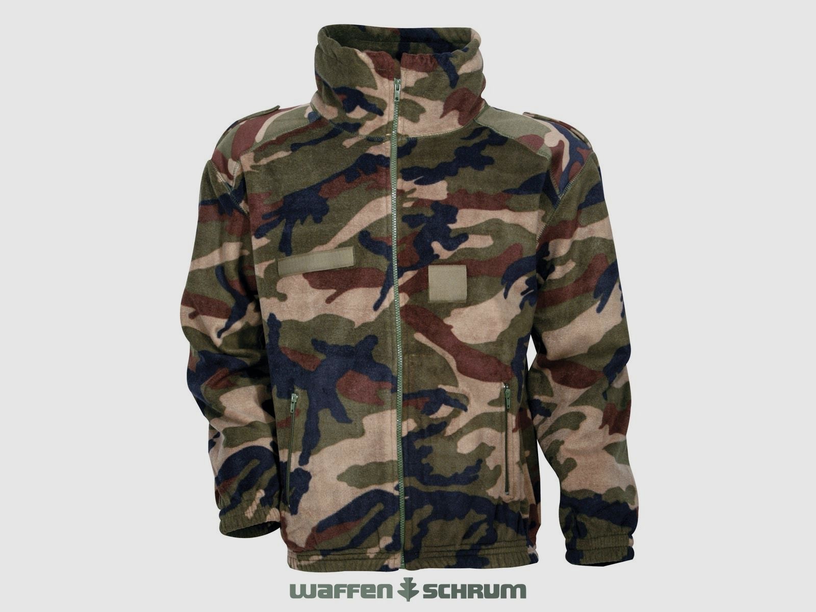 Veste en polaire de percussion en motif camouflage Centre Europe