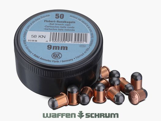 RWS Flobert Rundkugeln 9mm