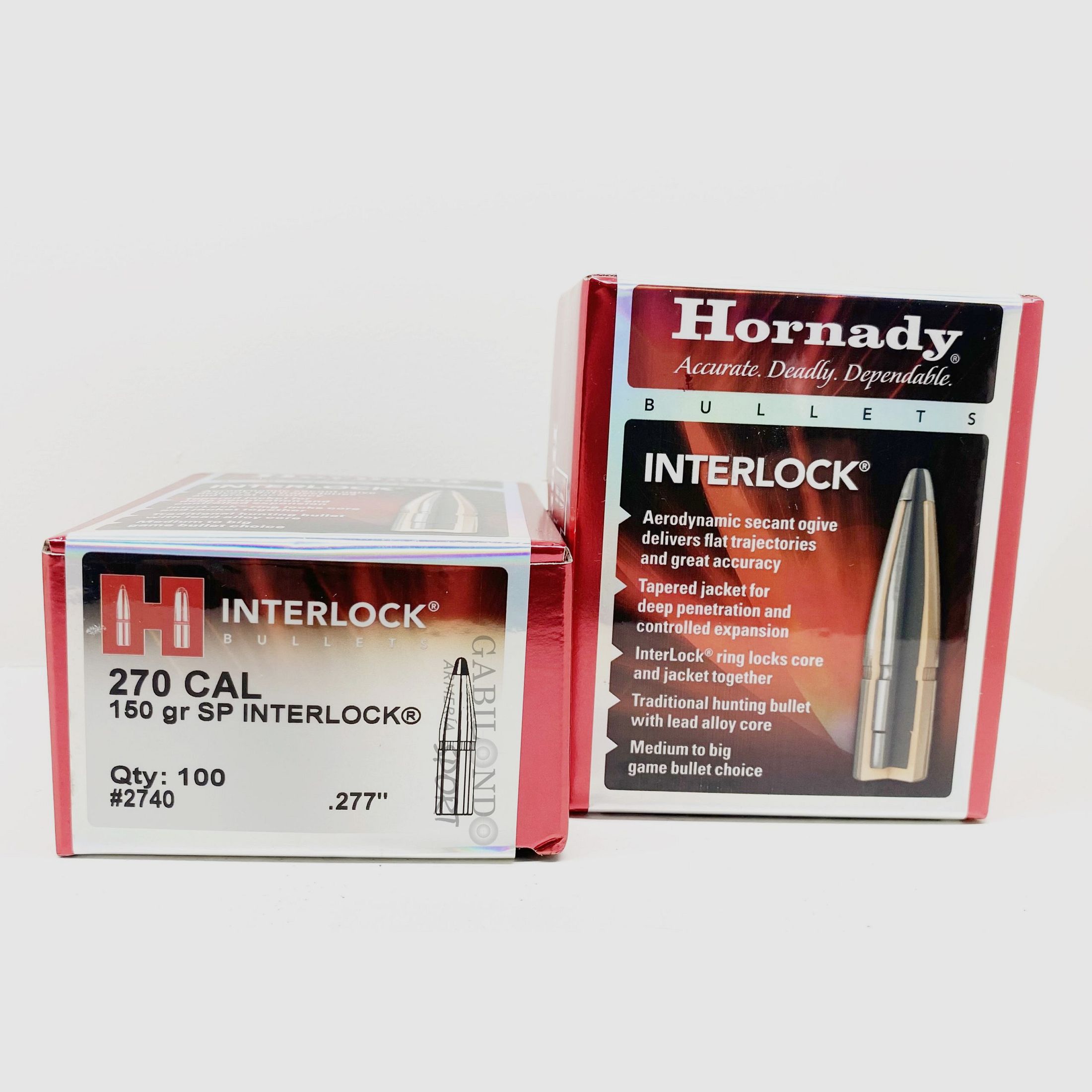 Hornady Geschosse Kal.270 SP INTERLOCK 150 gr (100 Stk)