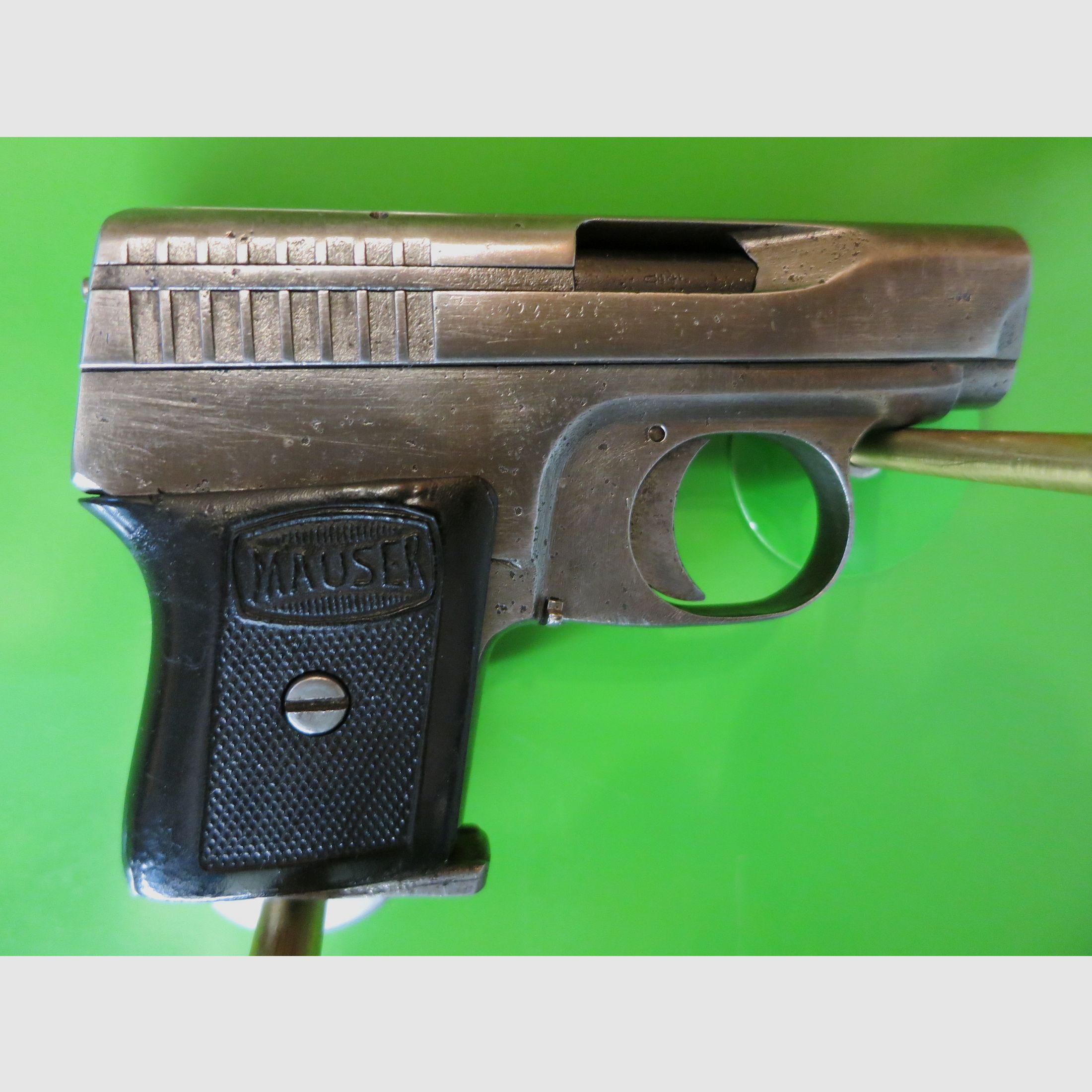 Mauser WTP 1 (Variante 3), Kaliber 6,35 mm, MAUSER-WERKE A.-G. OBERNDORF A .N. WTP – 6,35 – DRPuAP     #79-