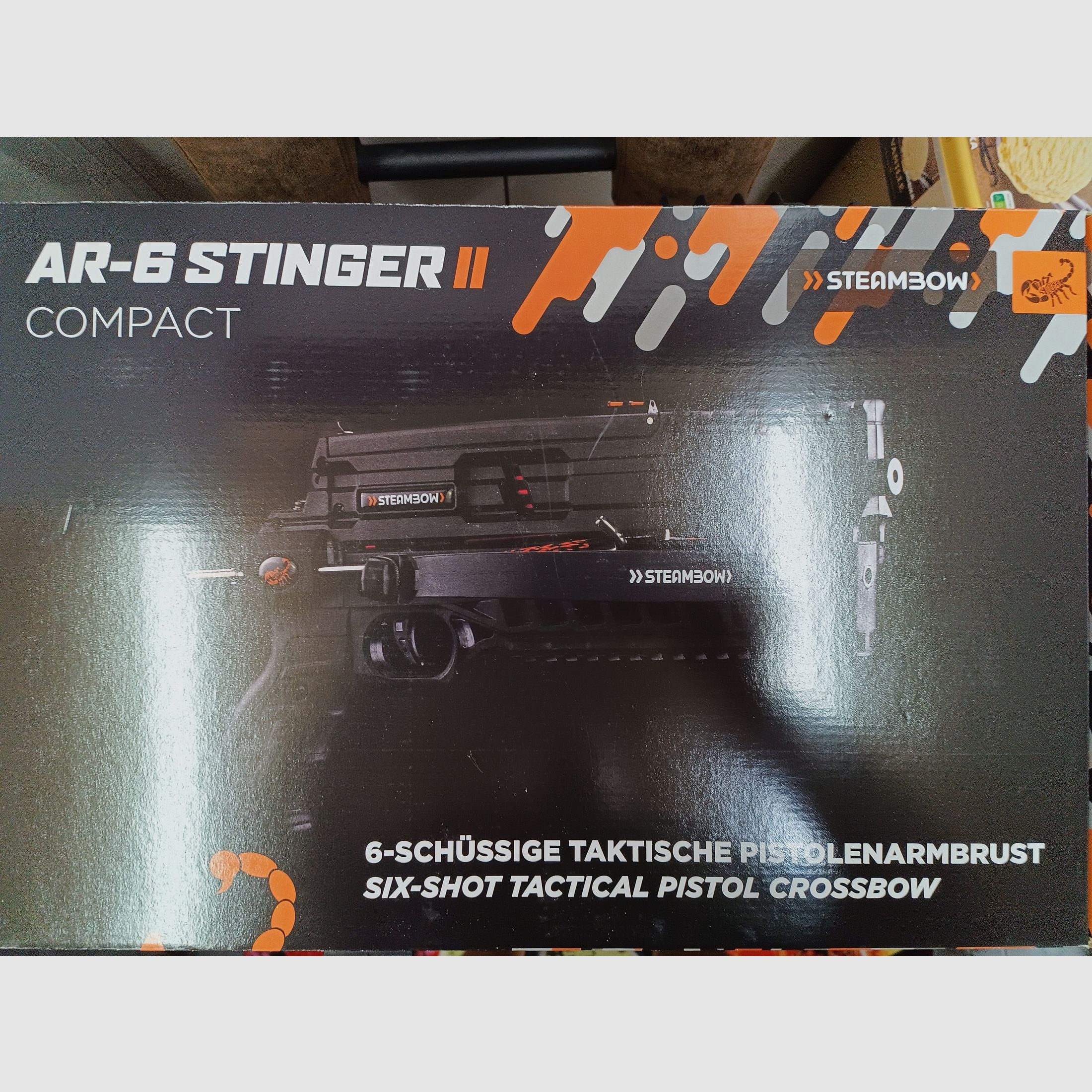 Steambow AR-6 Stinger II ‚ Ballesta Compacta   (  Envasado original  )
