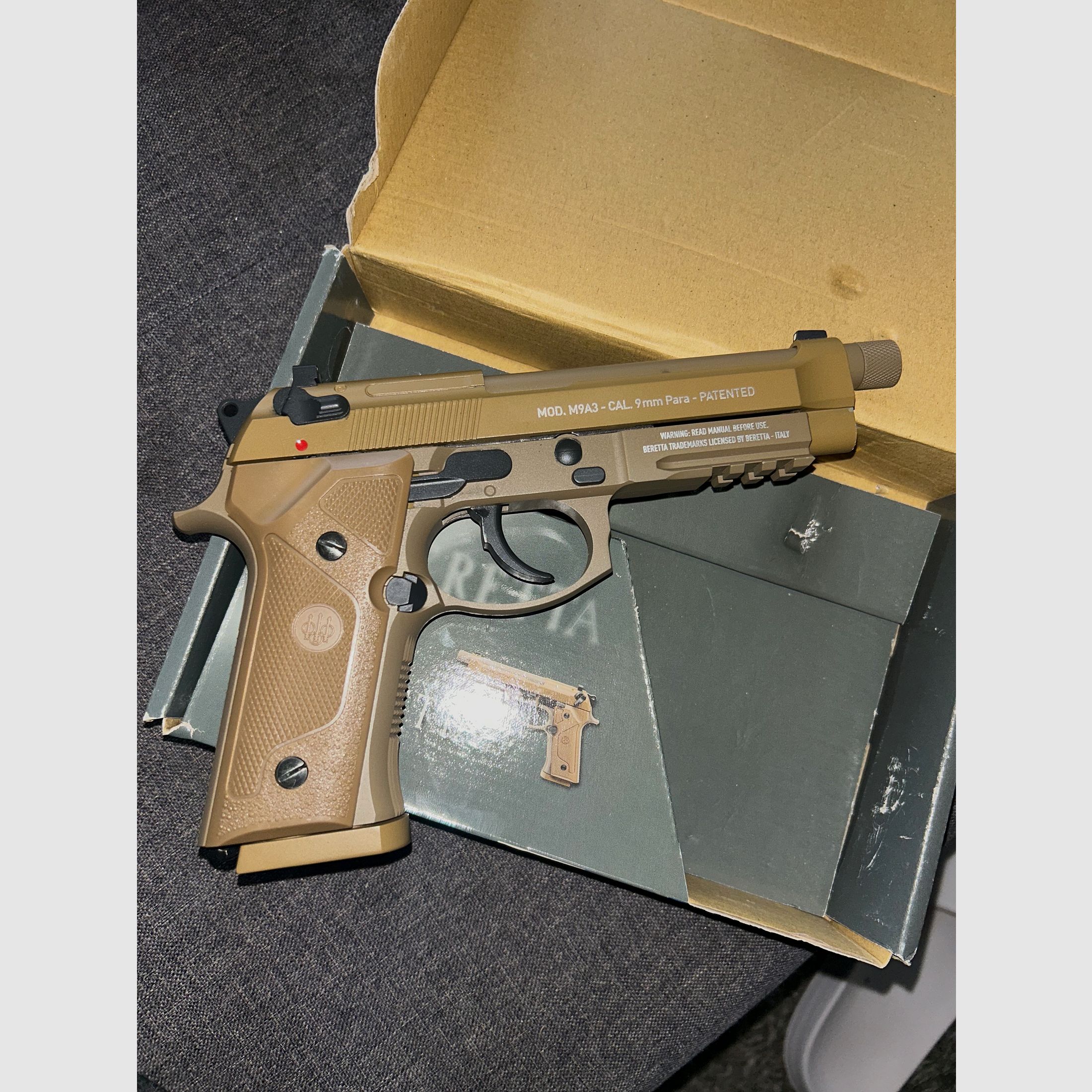 Beretta M9A3 / CO2 Blowback / 4,5mm Stahl BB