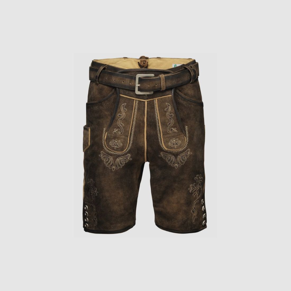 Kettner H-Lederhose mit Gürtel, Bild 1 von 2