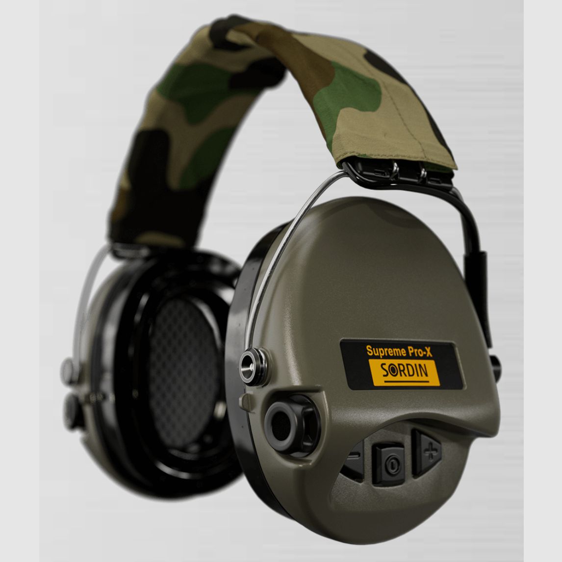 Sordin 75302-X-07-S Electronic Hearing Protection Supreme Green Pro X LED Headband