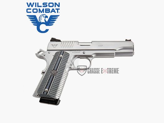 Pistolet WILSON COMBAT 1911 Acp Full Size Stal nierdzewna Kal. 9x19 Okładziny G10 Szary/Czarny