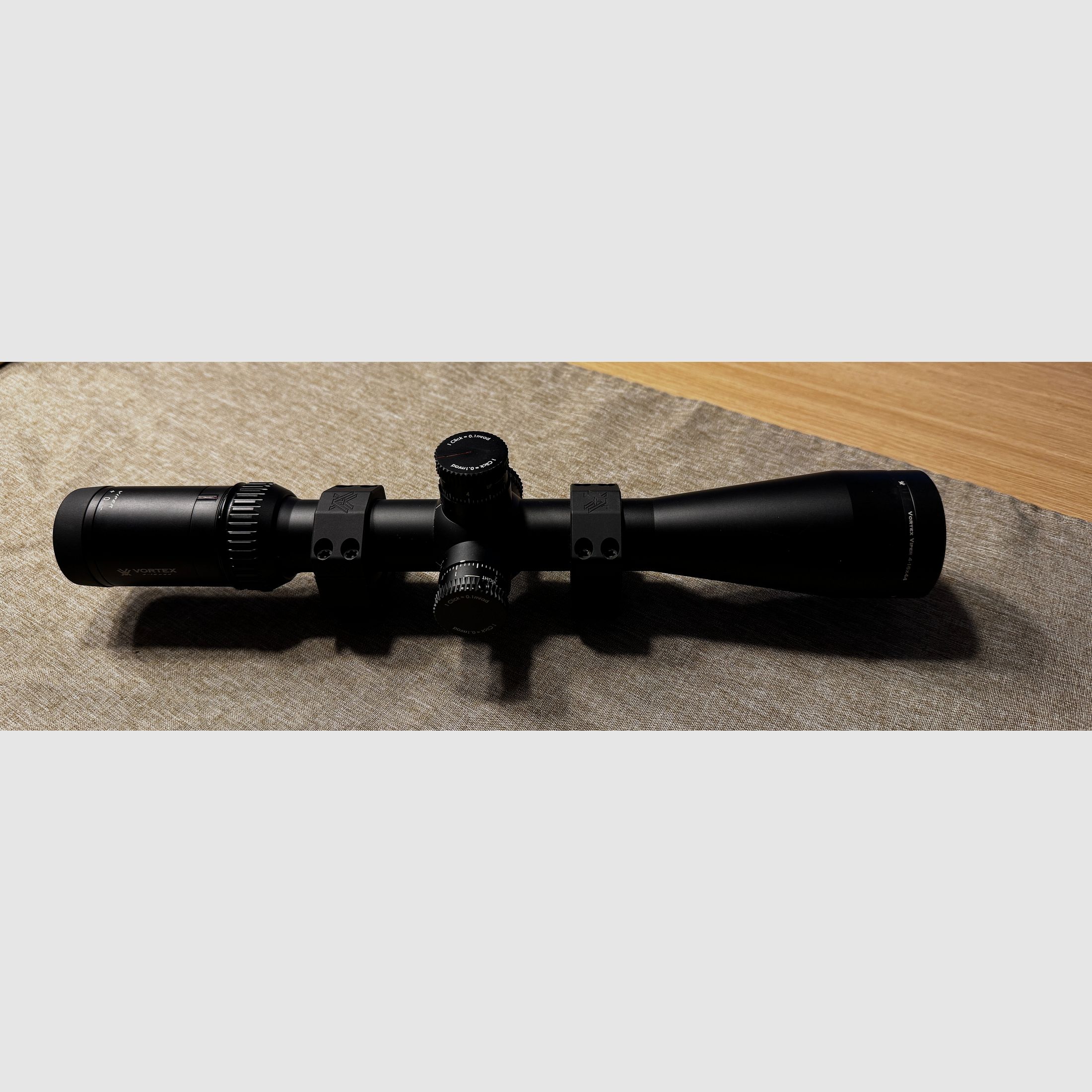 Vortex Viper HS-T 4-16x44 VMR-1 MRAD + Precision Matched Rings 32mm