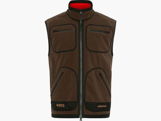 Härkila Kamko Fleece Vest Brown/Red