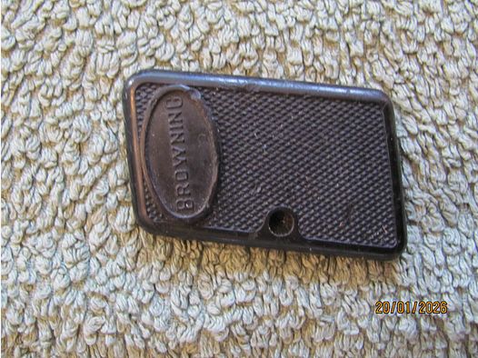 Original FN Browning Bakelite black grip panel RIGHT for 6.35 FN Browning Baby