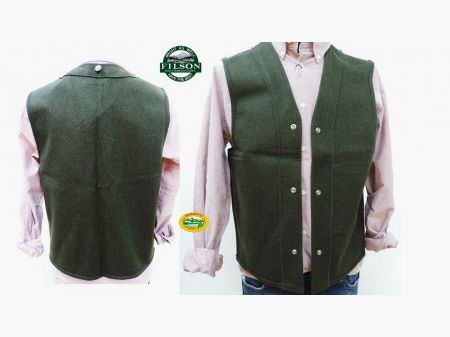 FILSON gilet interno in loden verde 91S