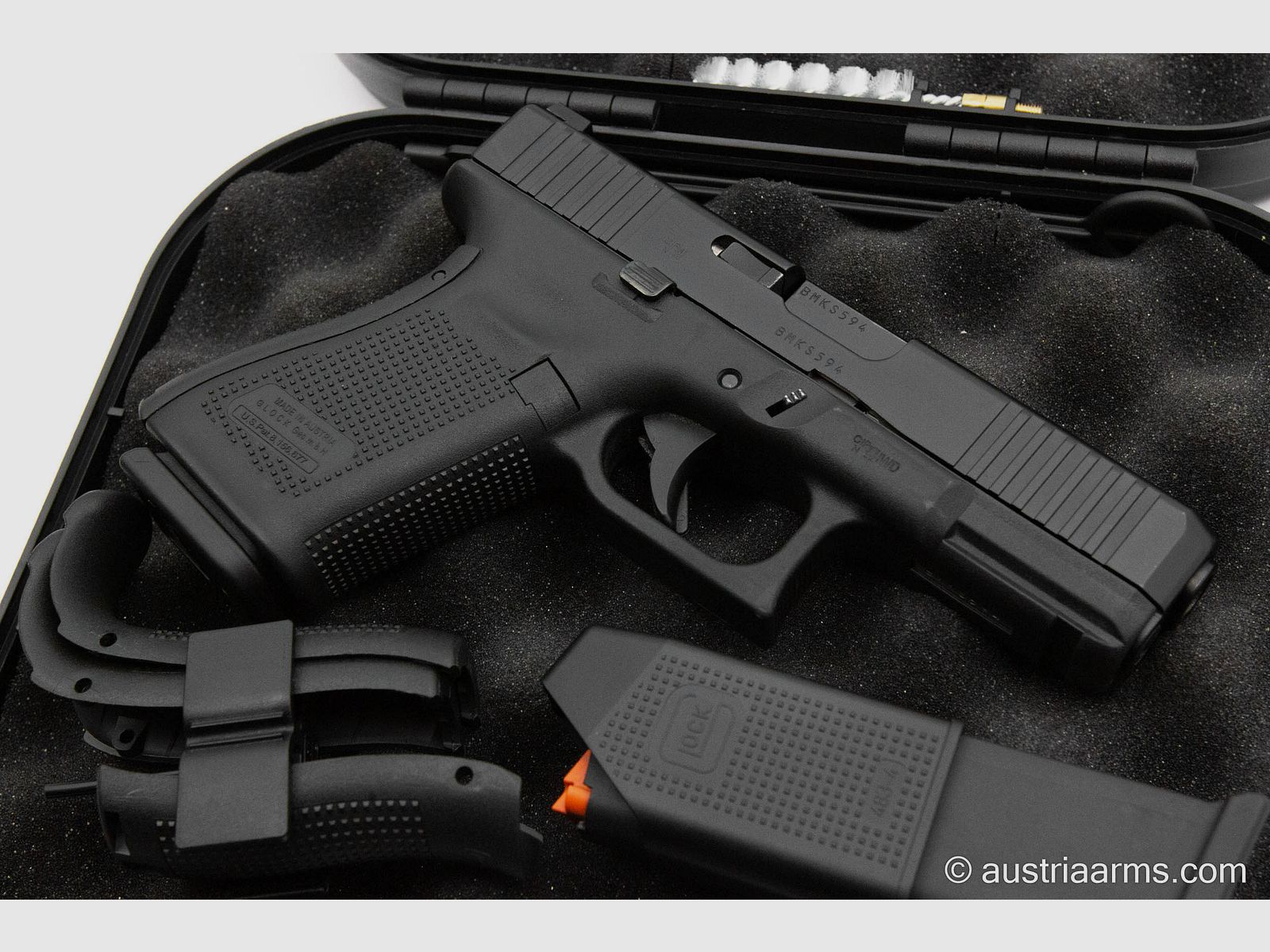 Glock 19 Gen 5 inkl. Tritium Visier, neuwertige Gebrauchtwaffe, 9×19 mm, Bild 3 von 5
