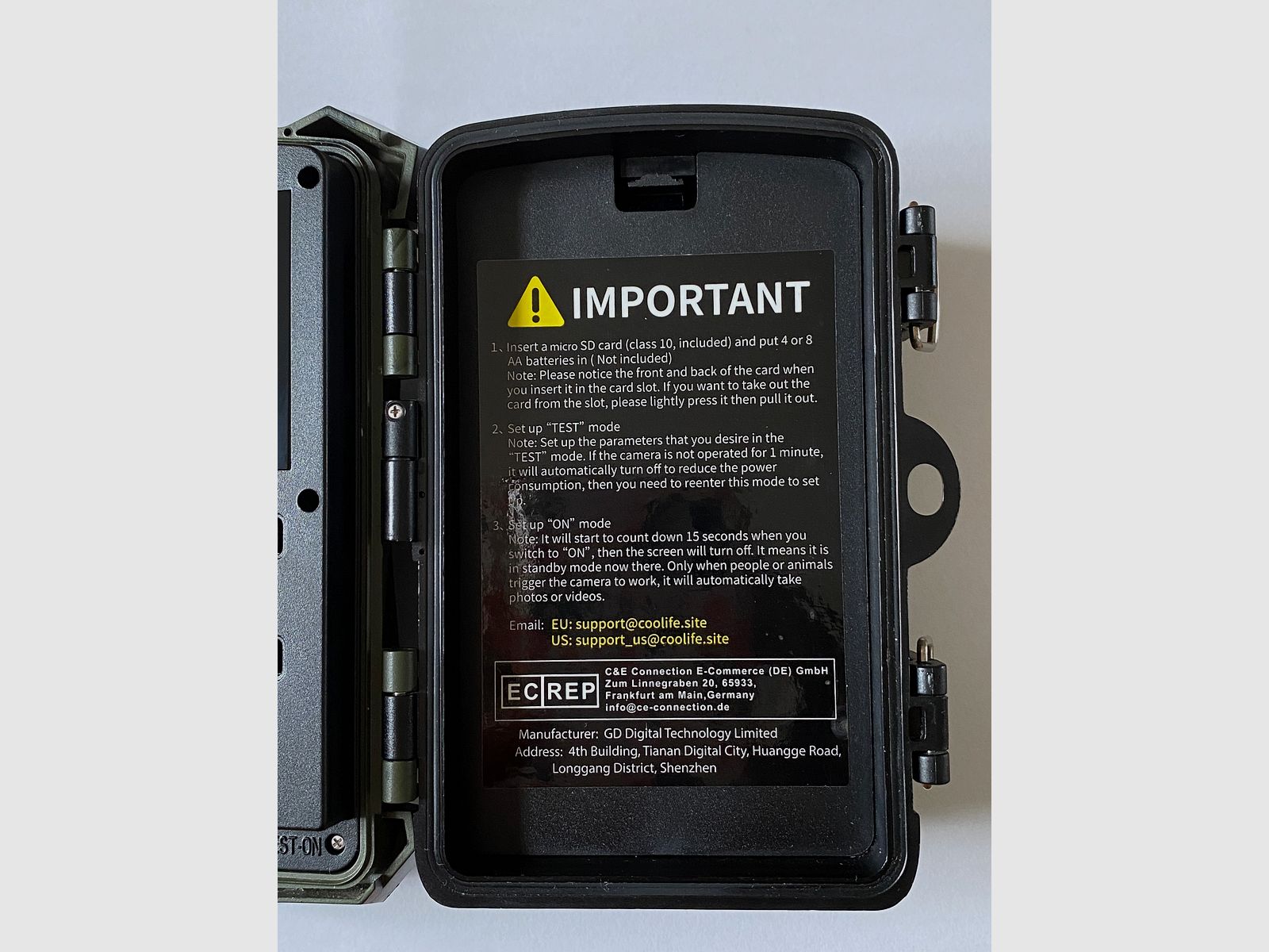 Wildkamera COOLIFE H953 und Zubehör