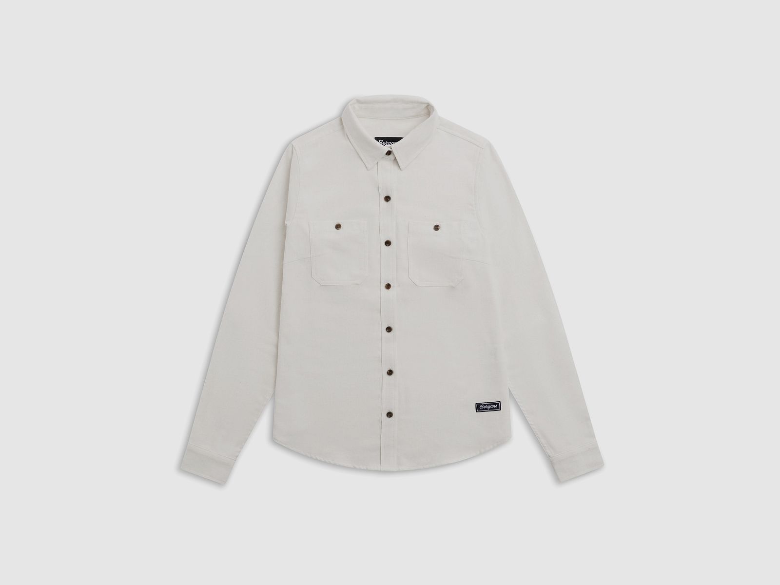 Bergans Nordmarka Flannel Shirt Women Arctic White M