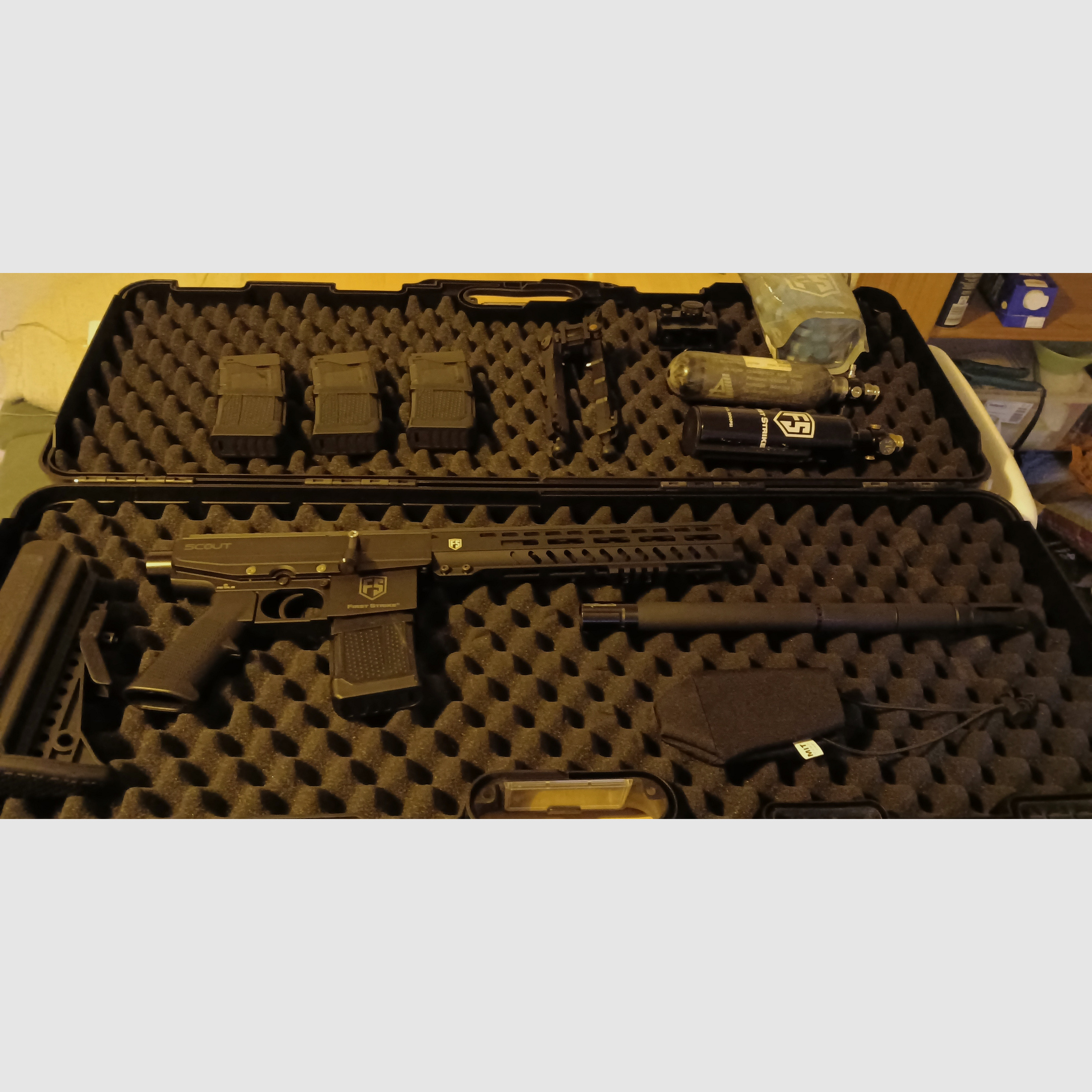 First Strike Scout Sniper Rifle Paintball Markierer - Zwart