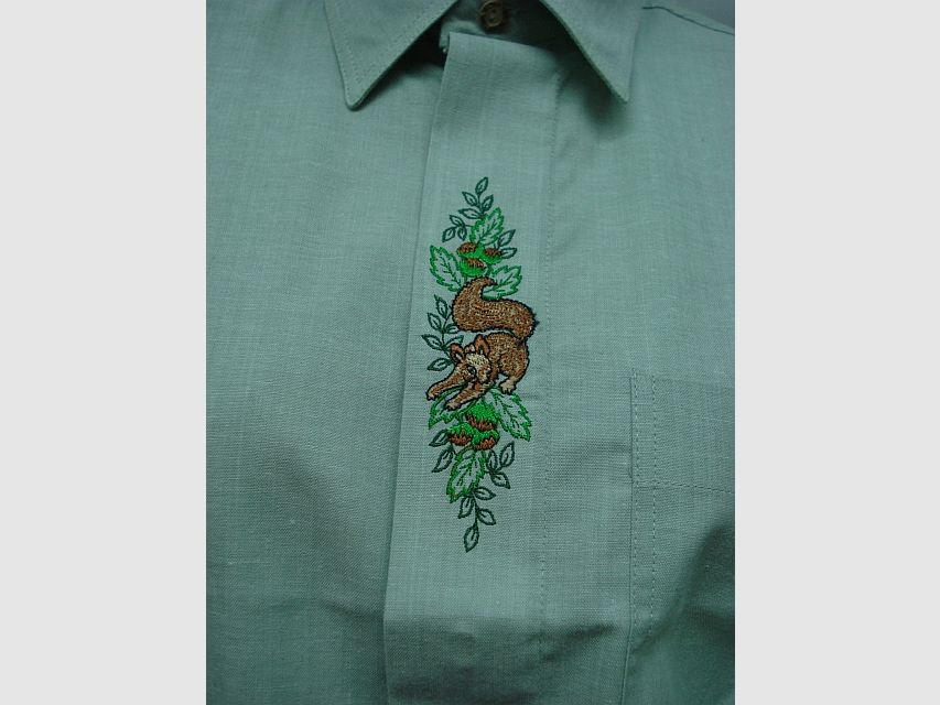 Camisa de casa 1/1 manga, T.40 - Motivo ardilla