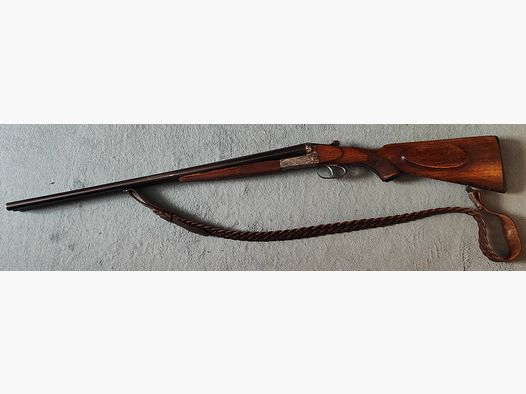 Double-barrel shotgun 16/70 side-by-side shotgun Meisterarbeit W.Kunna Koblenz