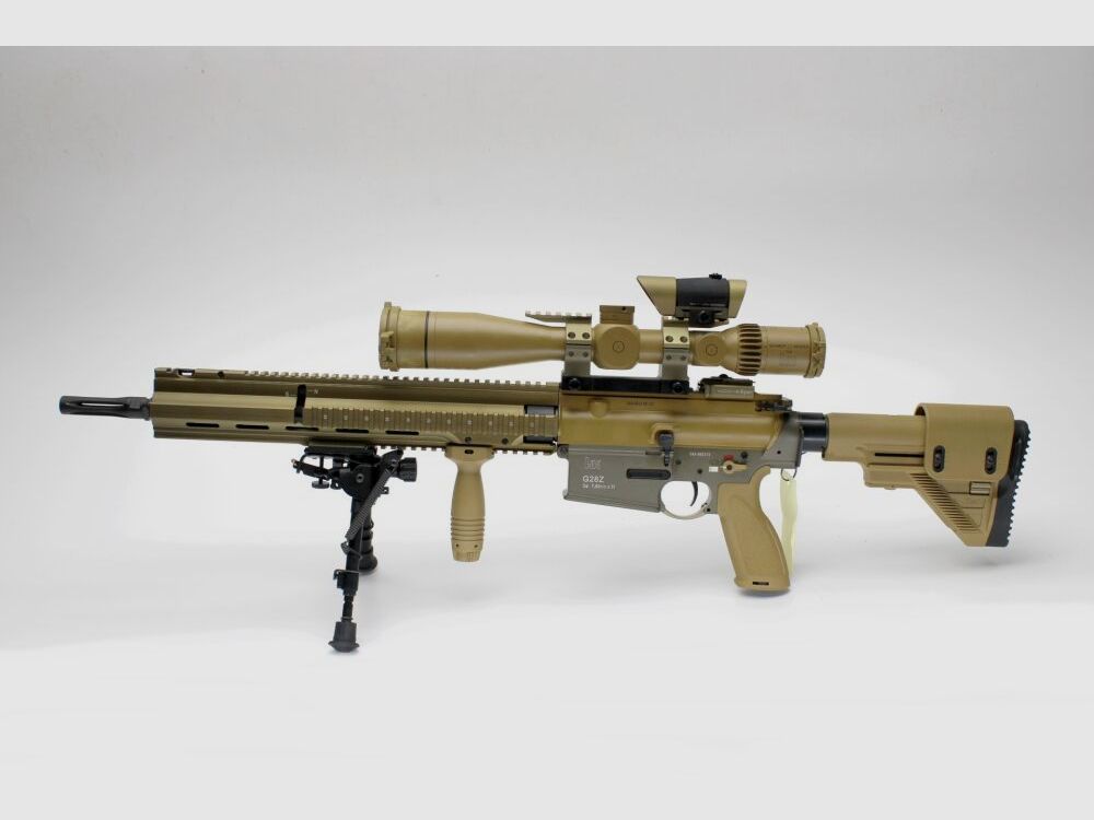 Heckler & Koch G28Z mit S&B und Aimpoint Harris Zweibein Komplettset .308Win