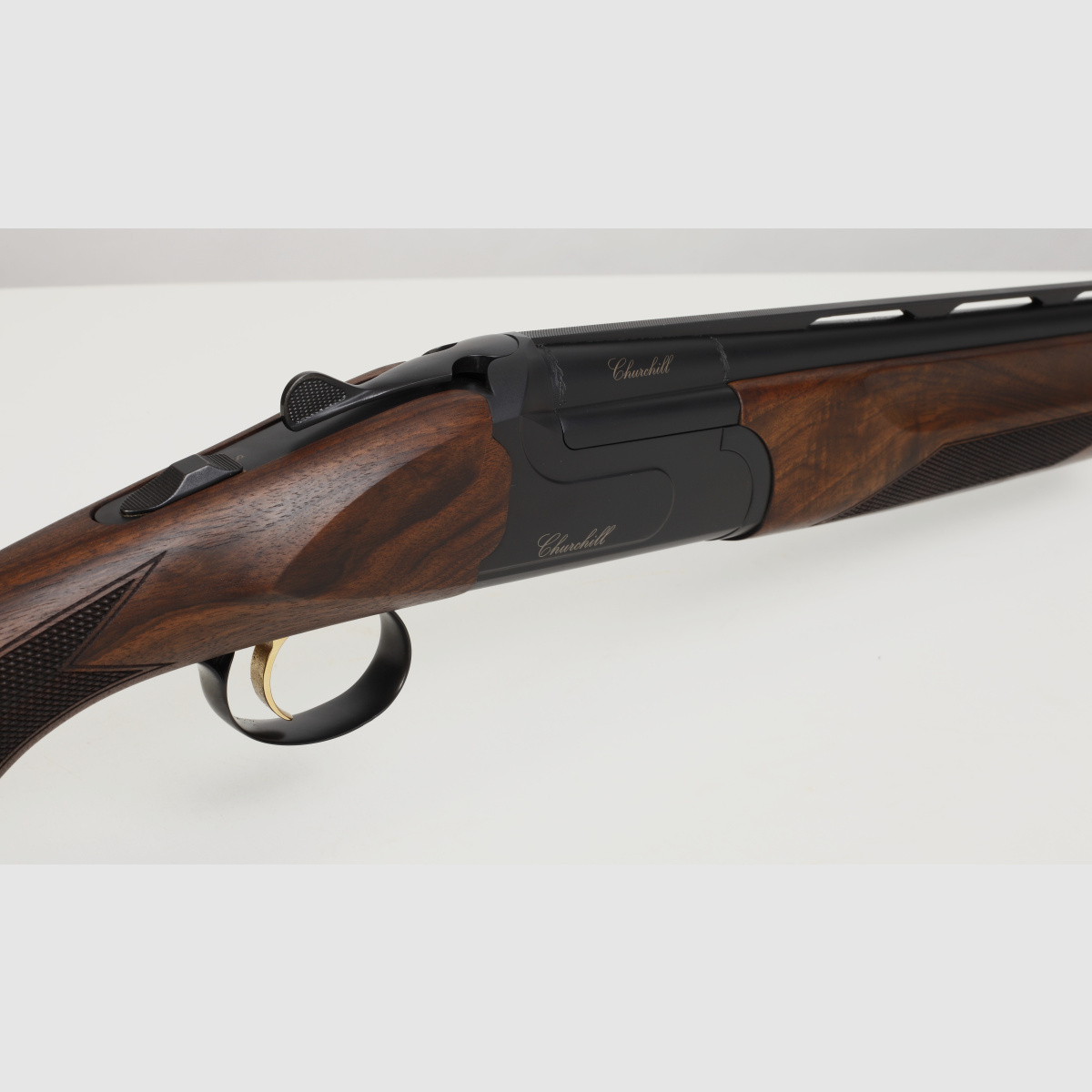 AKKAR Arme BDF Churchill 206E Chasse Noir Éjecteur 71cm 12/76 Mag.