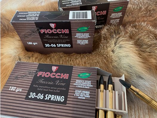 Sonderpreis! 3 volle Packungen 30-06 180gr bleifrei Fiochi Freccia Nera