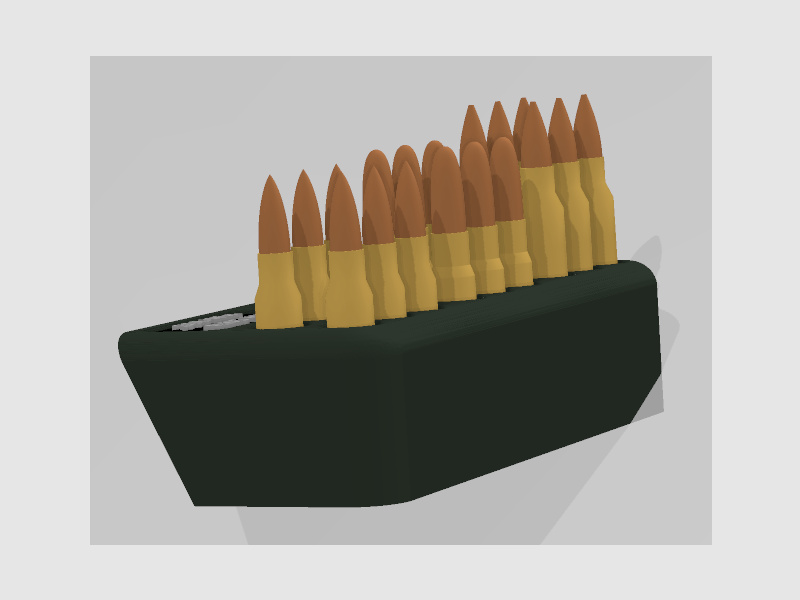 Waffenschrank Patronenhalter mit Austausch-Labels! - Für jede Büchse sofort die richtige Munition griffbereit. Kein Verwechseln! Magnetisches Organizer-System Universal