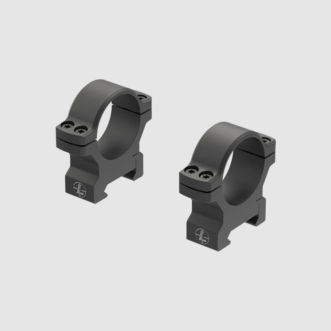 Leupold BackCountry Cross-Slot Montageringe 30 mm Medium – Picatinny/Weaver – Matt Schwarz