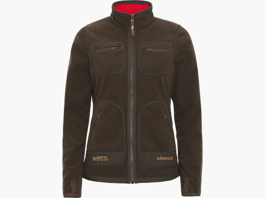 Härkila Kamko fleece women jas - Jacket Brown/ red