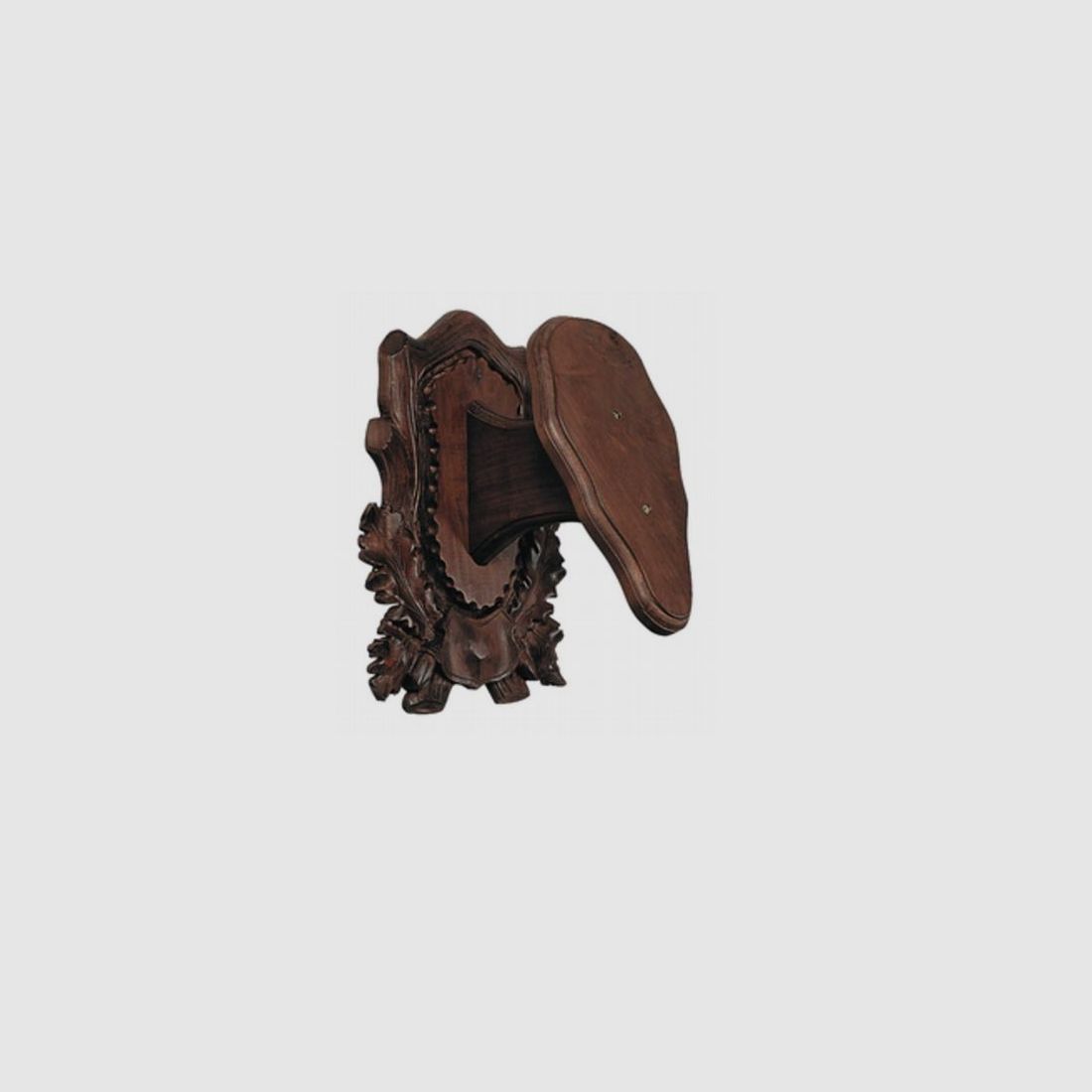 Mufflonbrett 25x14cm - geschnitzt, dunkel