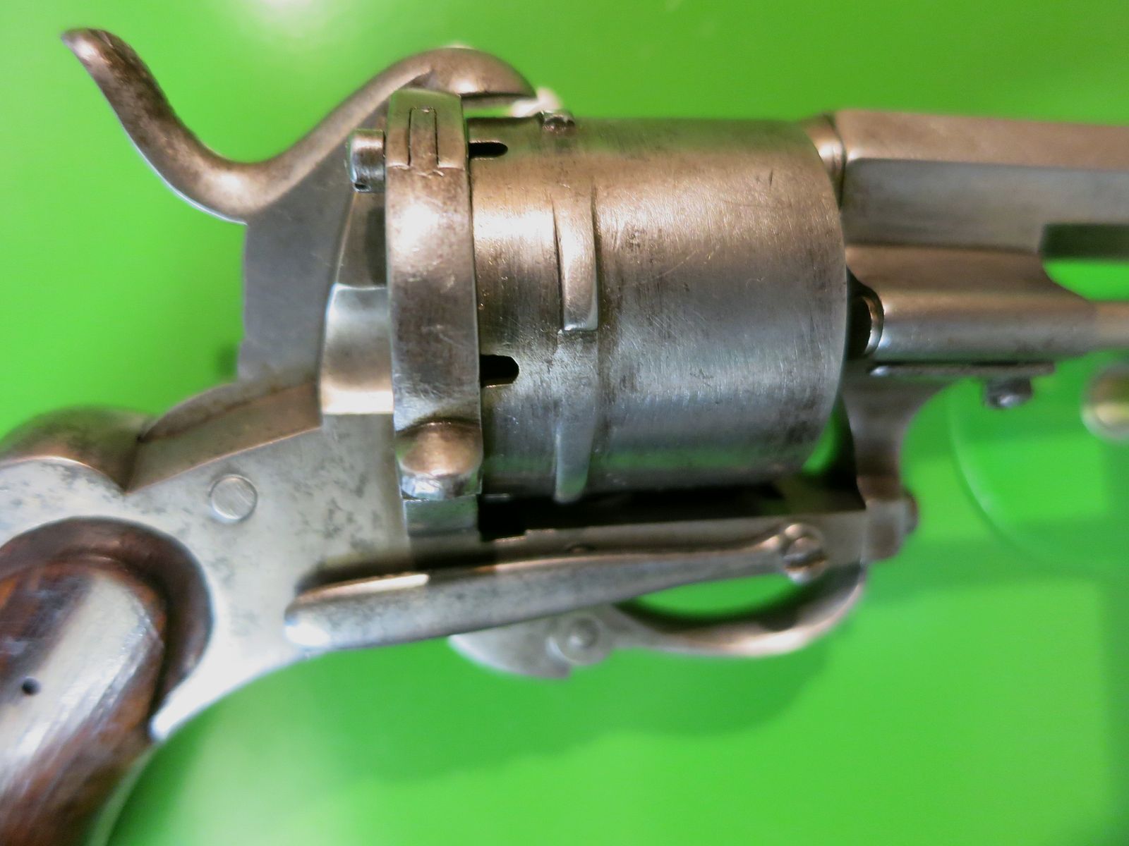 Revolver, Lefaucheux-Stiftfeuerrevolver M1858, Kal. 7 mm, Zivileproduktion     #87-