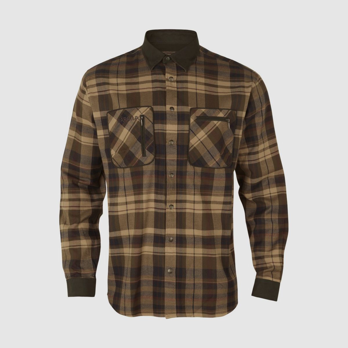 HÄRKILA Pajala Hemd Beige Beige W/Brown