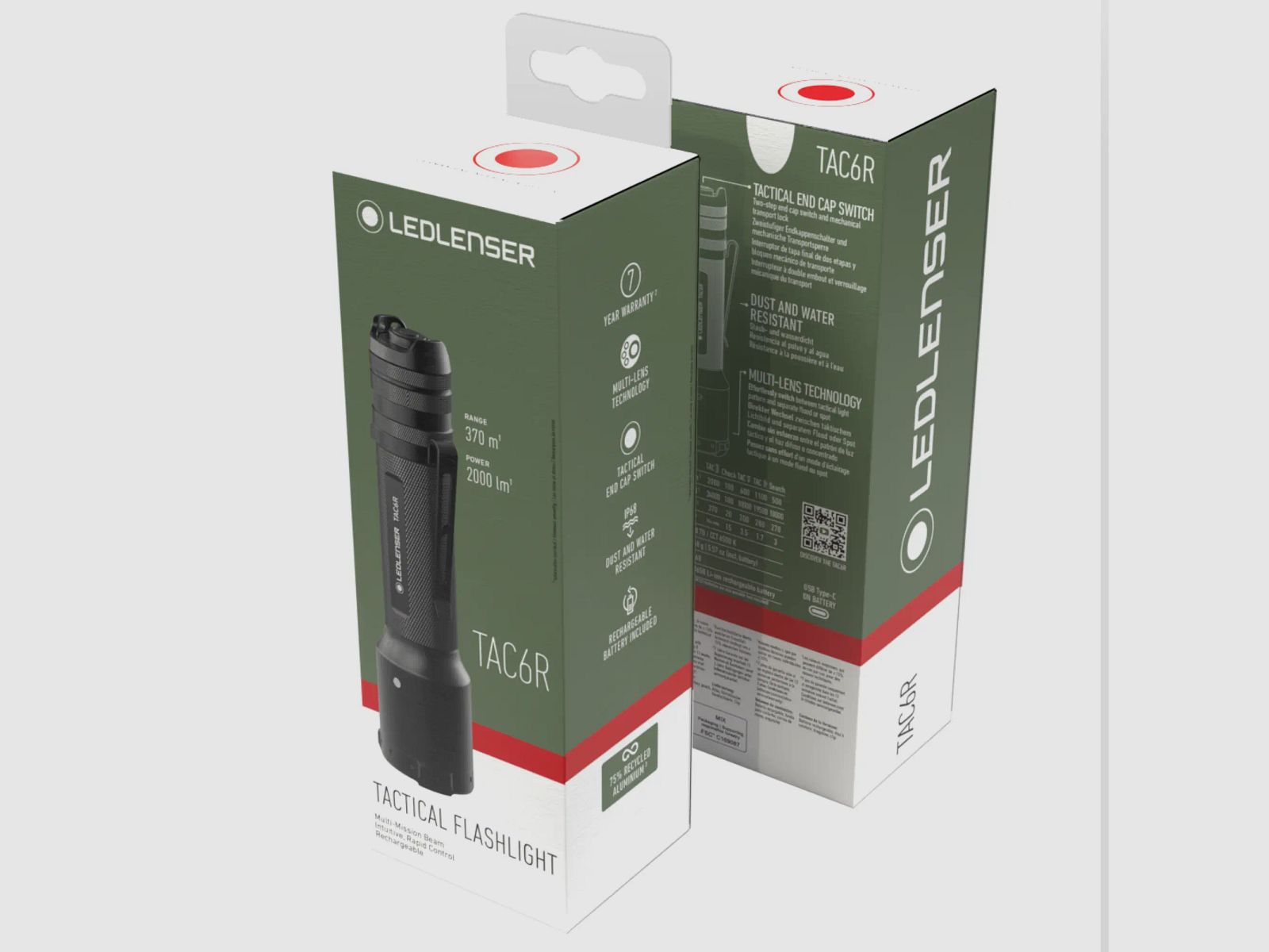 Ledlenser zaklamp TAC6R