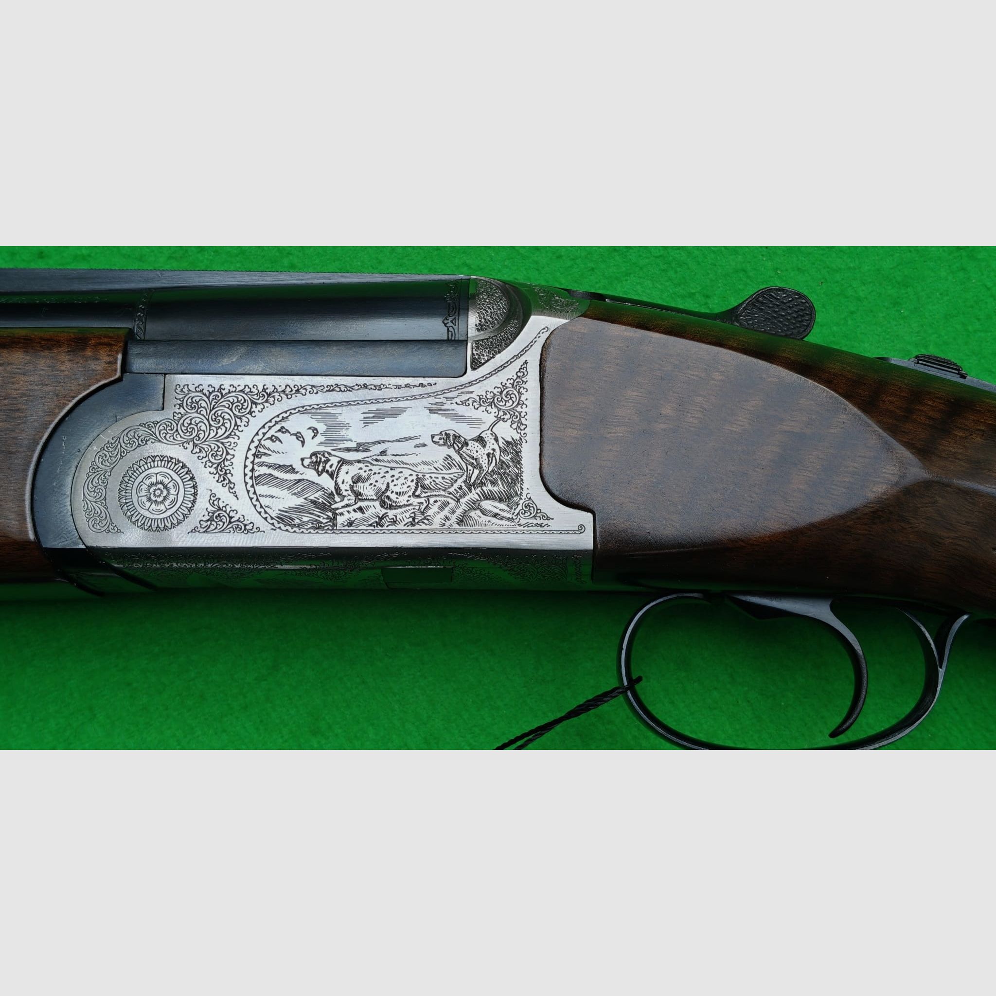 Rizzini Bockdoppelflinte selektiver Einabzug 12/70 - wie NEU