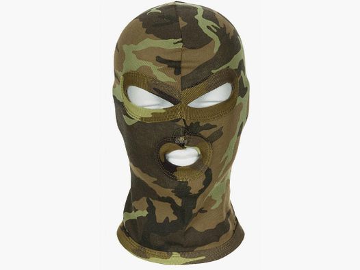 Balaclava, 3-Loch, dünn,M 95 CZ tarn, 100 % Baumwolle