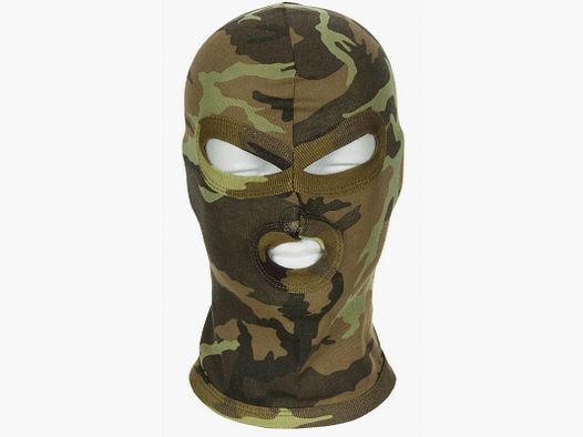 Balaclava, 3-Loch, dnn,M 95 CZ tarn, 100 % Baumwolle