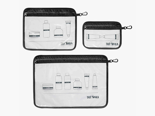 Tatonka Bolsas Zip Flight Bag Set negro
