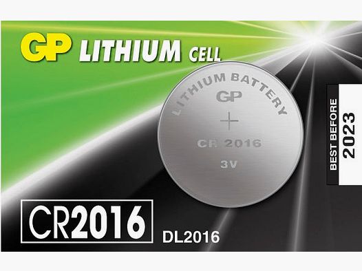 GP LITHIUMBATTERIE 3V CR2016