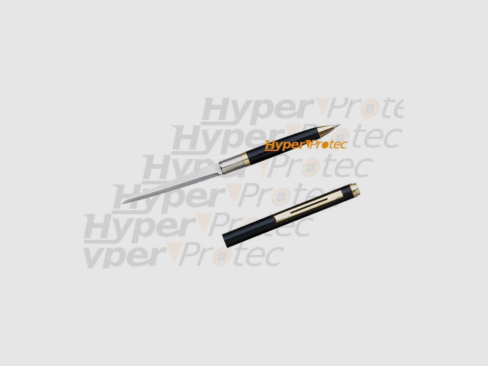 Pen-shaped folding knife that writes - Black, image 2 of 2