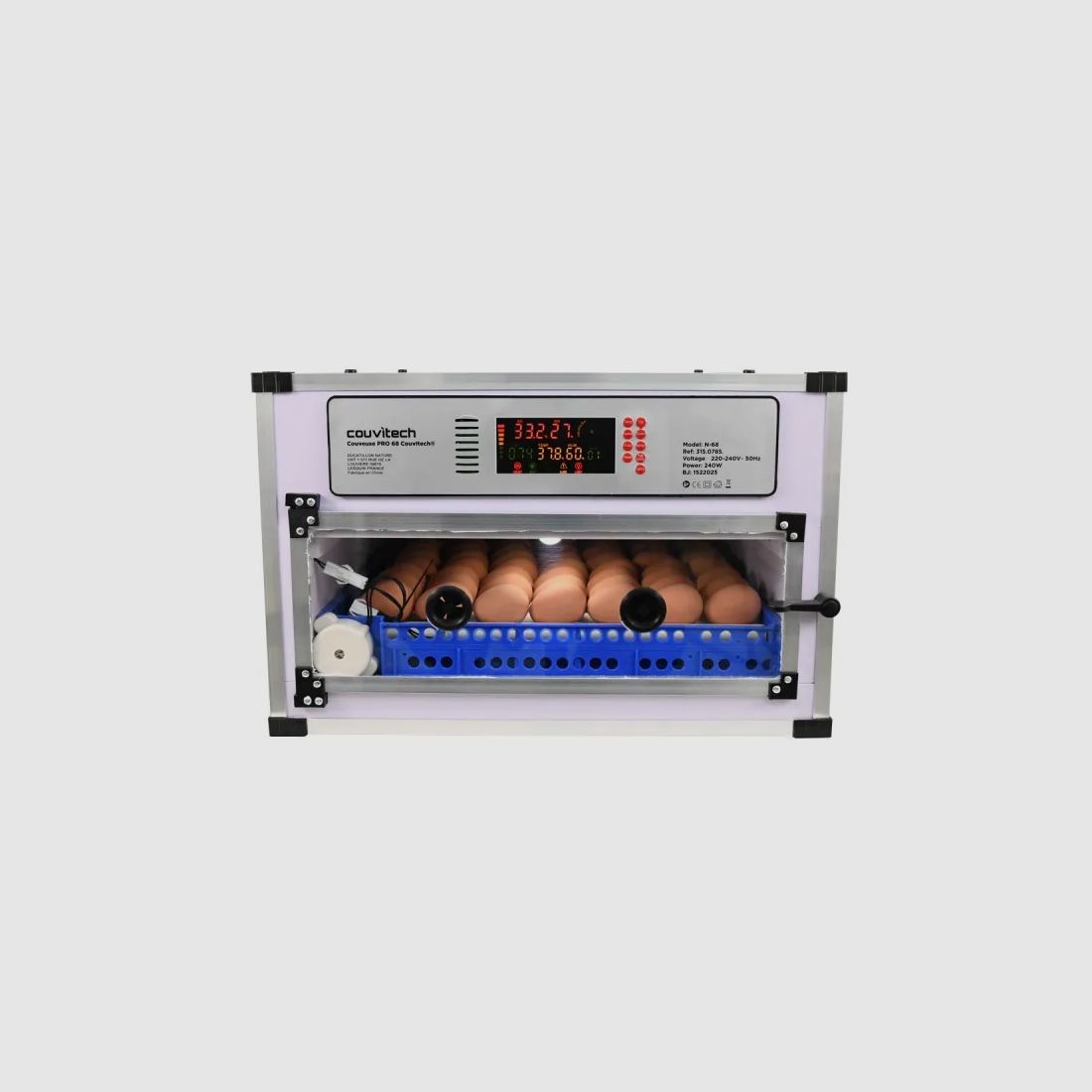 Automatische Brutmaschine Couvitech PRO 68 Eier – 1 Schale, Bild 3 von 33