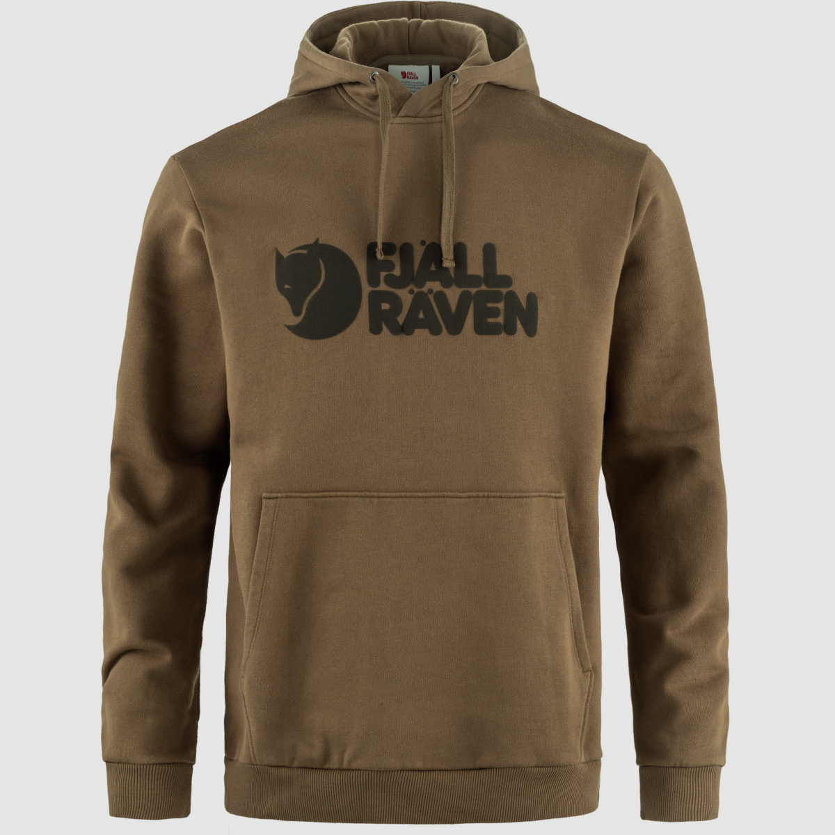 FJÄLLRÄVEN Logo Hoodie M Wood Brown