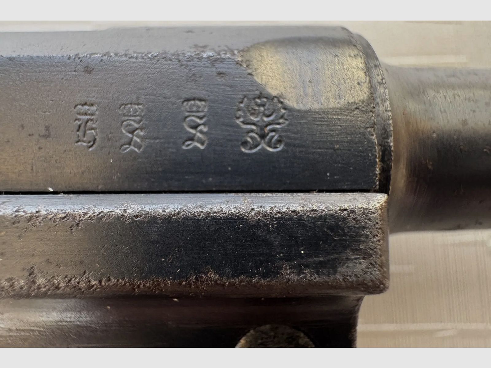 Luger P.08 (DWM 1916) nummerngleiches Komplettset: Pistole, Magazin und Lederholster