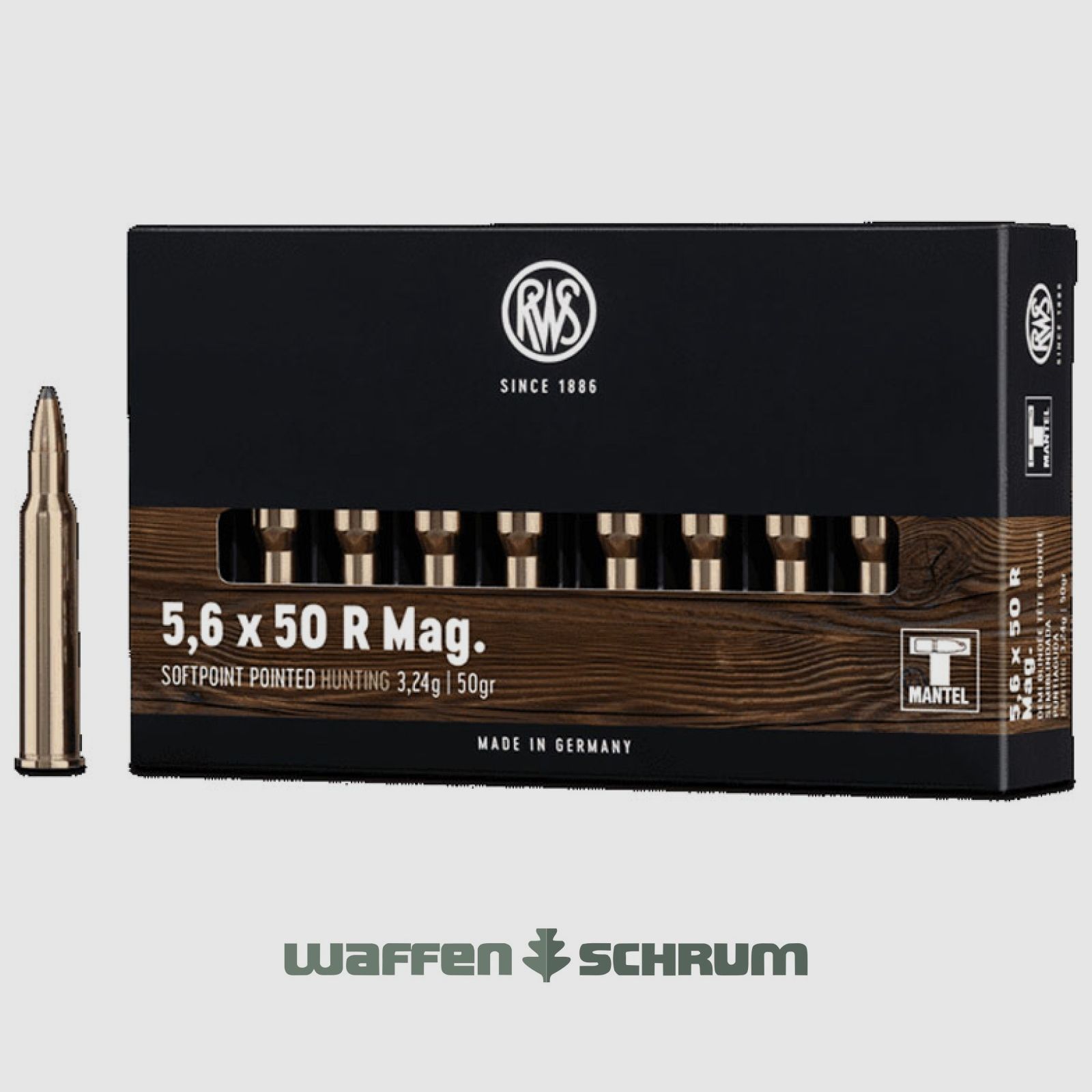 RWS TMS 3.24g - 50gr 5.6x50RMag