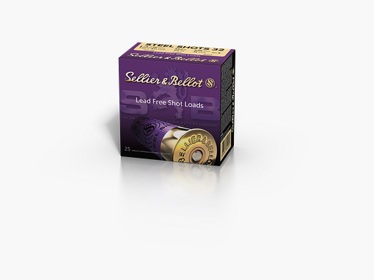 Sellier & Bellot Shotgun Ammunition 12/70 32g 4.06mm Steel Shot