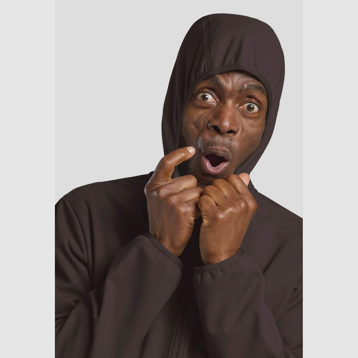 JACK WOLFSKIN Bornberg Hoody M Softshelljacke Herren Peat Braun