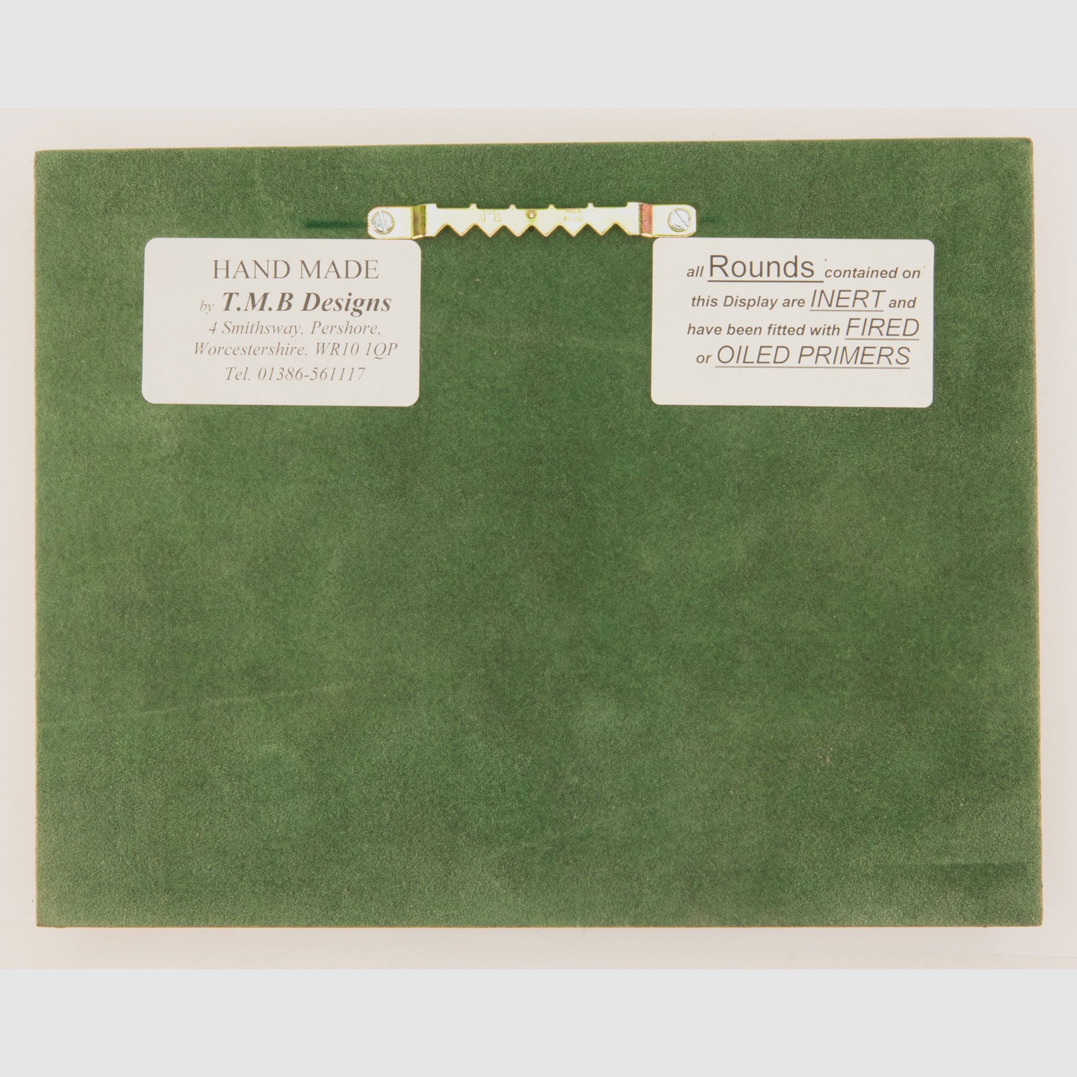 Espositore decorativo per cartucce militari